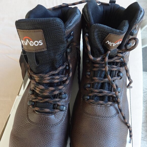 Navados men\'s  brown Arroyo size 12M, water resistant lace up boots, hiking, NWT main image 13